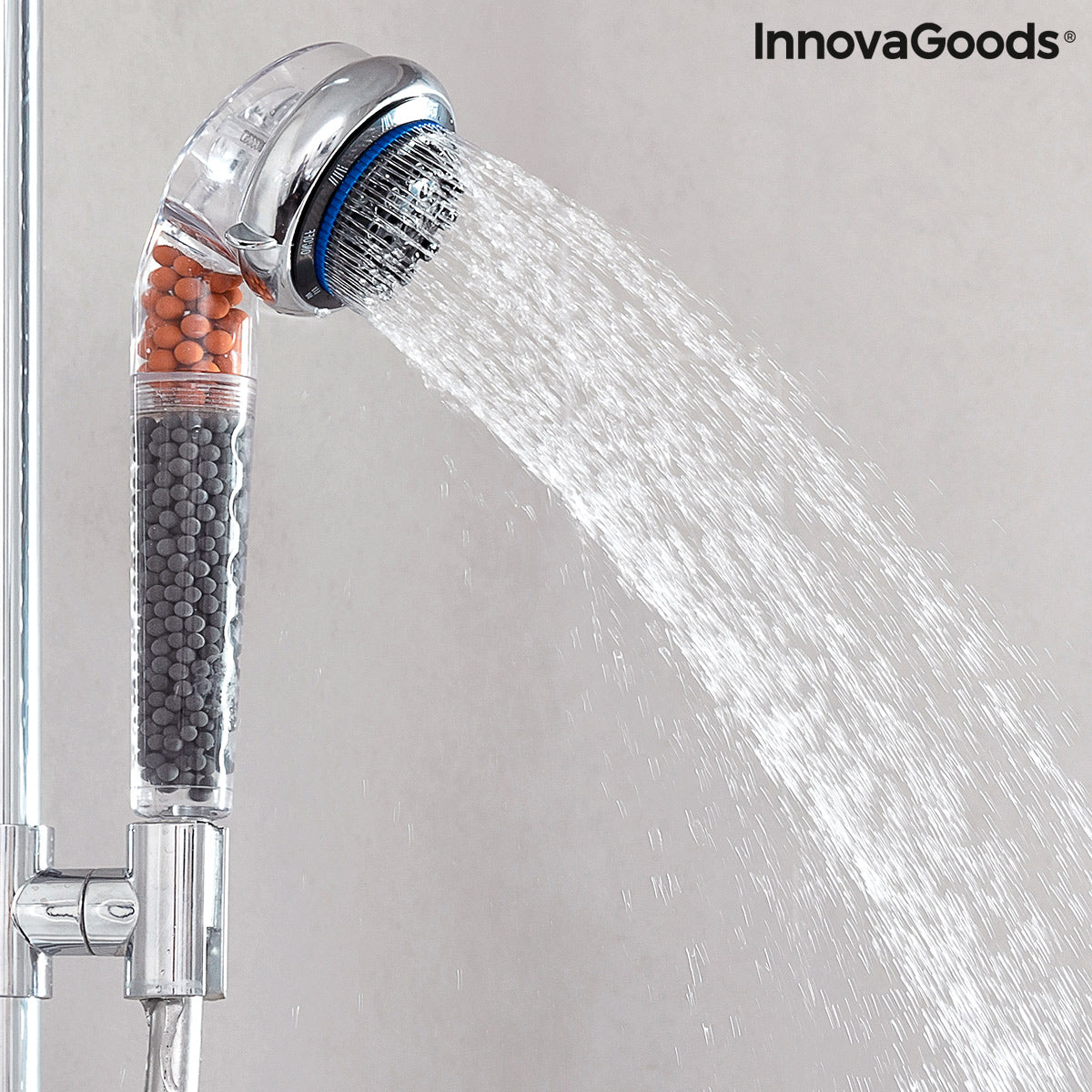 Pommeau de Douche Éco-Minéral Multifonction – Germanium & Tourmaline