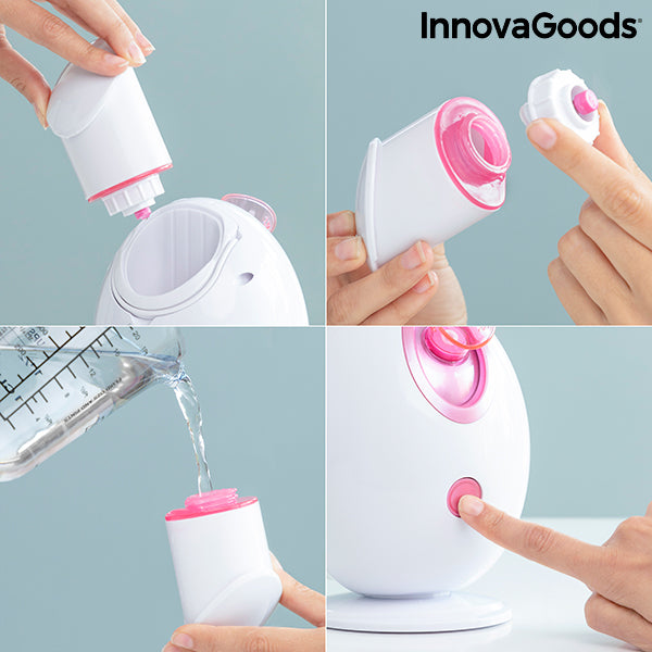 Sauna Facial Électrique Nano-Vapeur – Hydratation & Nettoyage en Profondeur Moispa InnovaGoods