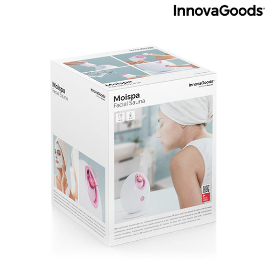 Sauna Facial Électrique Nano-Vapeur – Hydratation & Nettoyage en Profondeur Moispa InnovaGoods