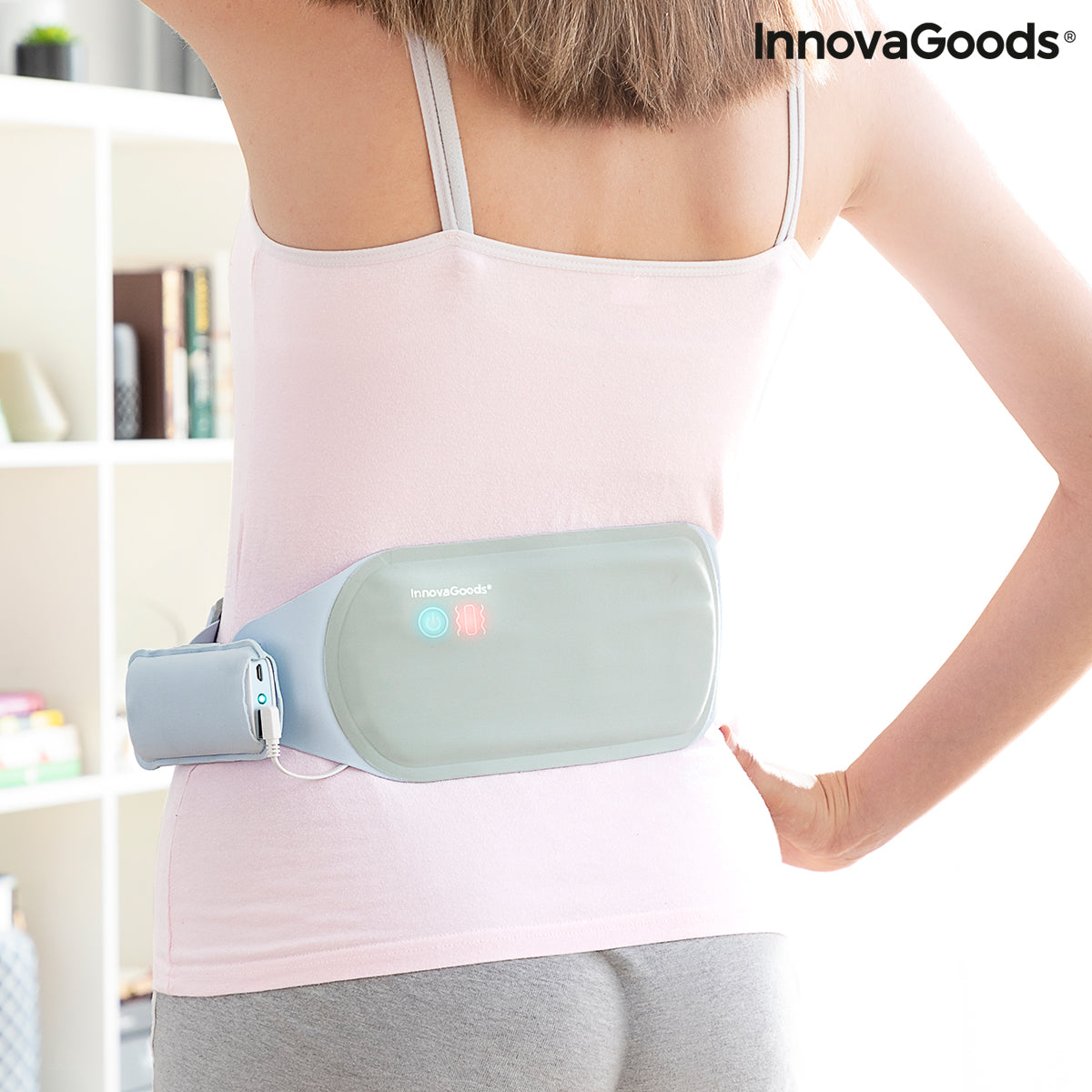 Ceinture Massante Chauffante Sans Fil Rechargeable 2-en-1 – Beldisse InnovaGoods