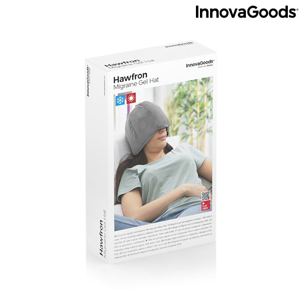Casque Gel Anti-Migraine Chaud & Froid – Soulagement Maux de Tête Hawfron InnovaGoods