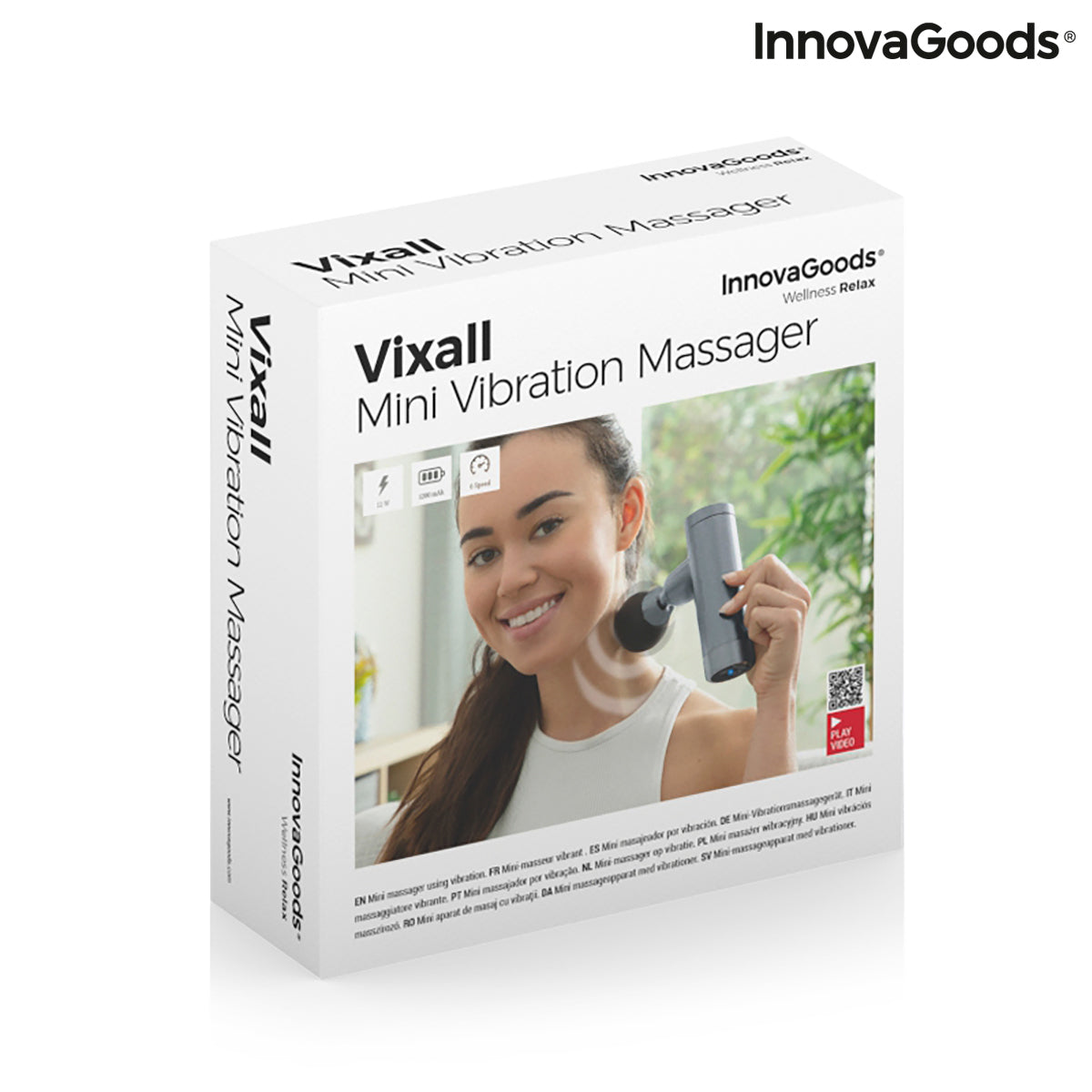 Mini Masseur Vibrant Rechargeable Sans Fil – 6 Vitesses Corps Entier Vixall InnovaGoods