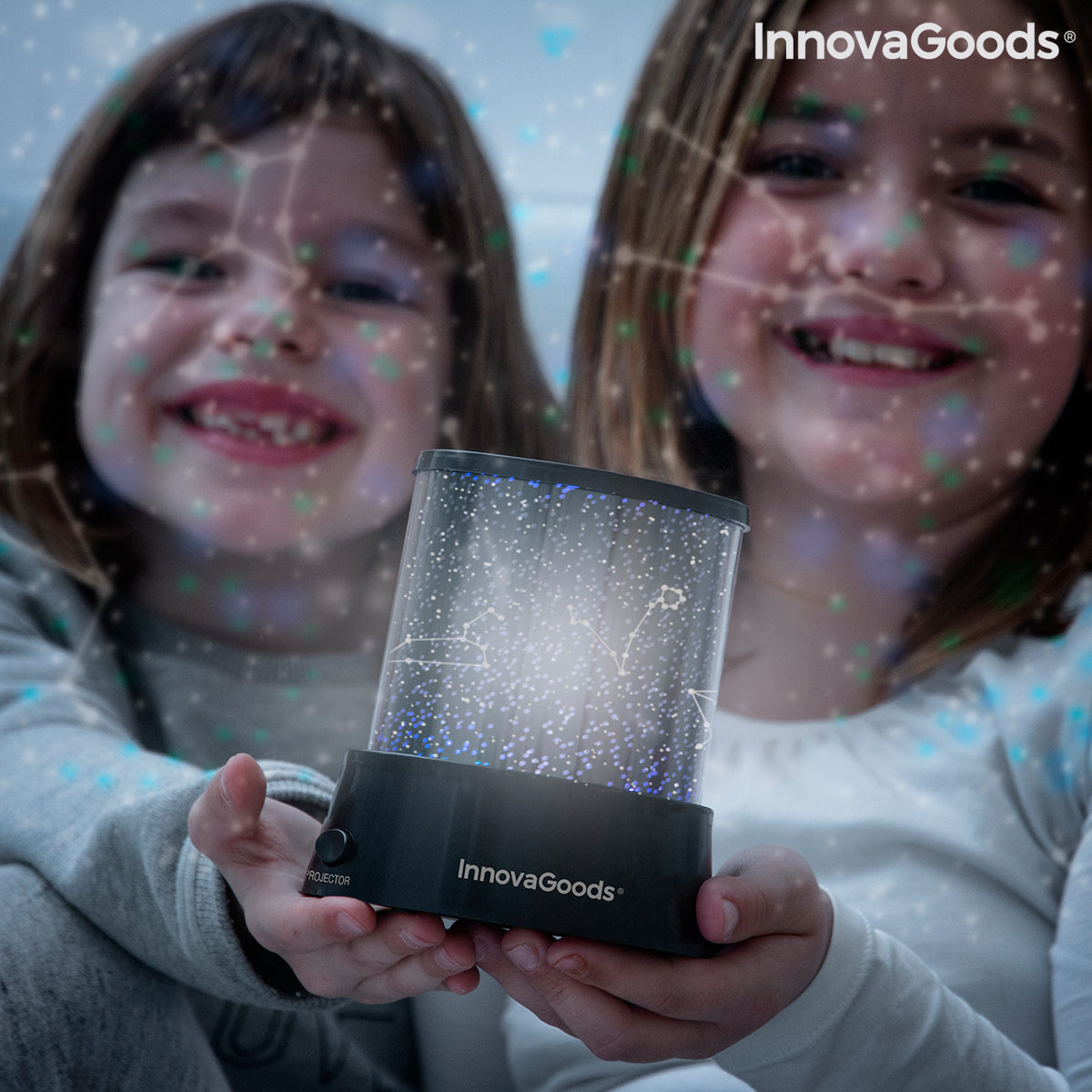 Projecteur Galaxy LED Enfant 2-en-1 – Veilleuse & Déco Chambre Galedxy InnovaGoods