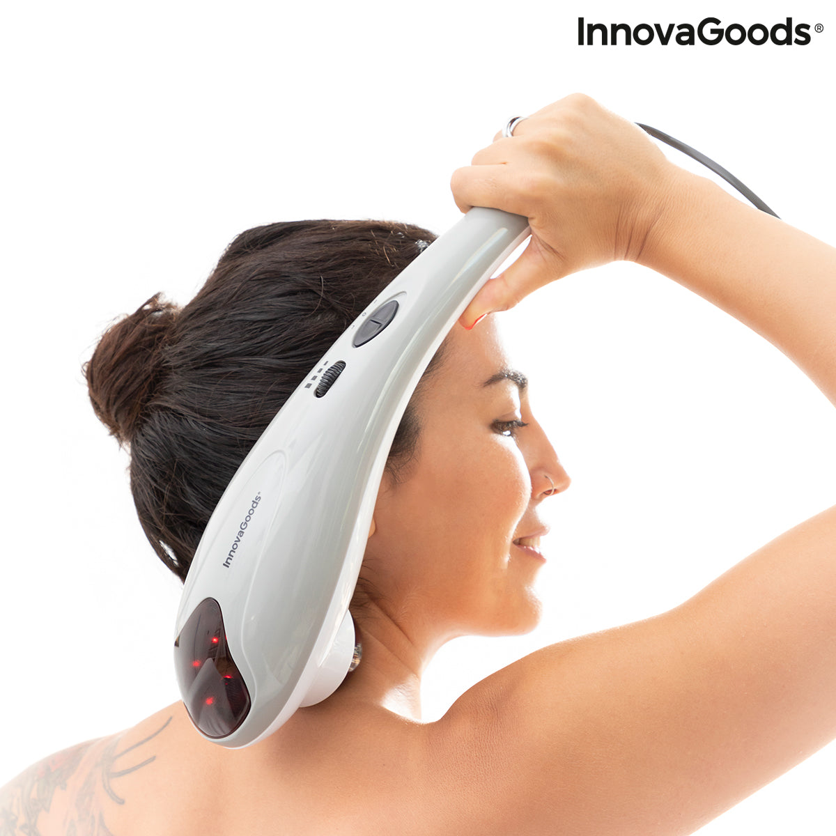 Masseur Électrique Portable Multifonction – Infrarouge & 3 Têtes Halaxer InnovaGoods