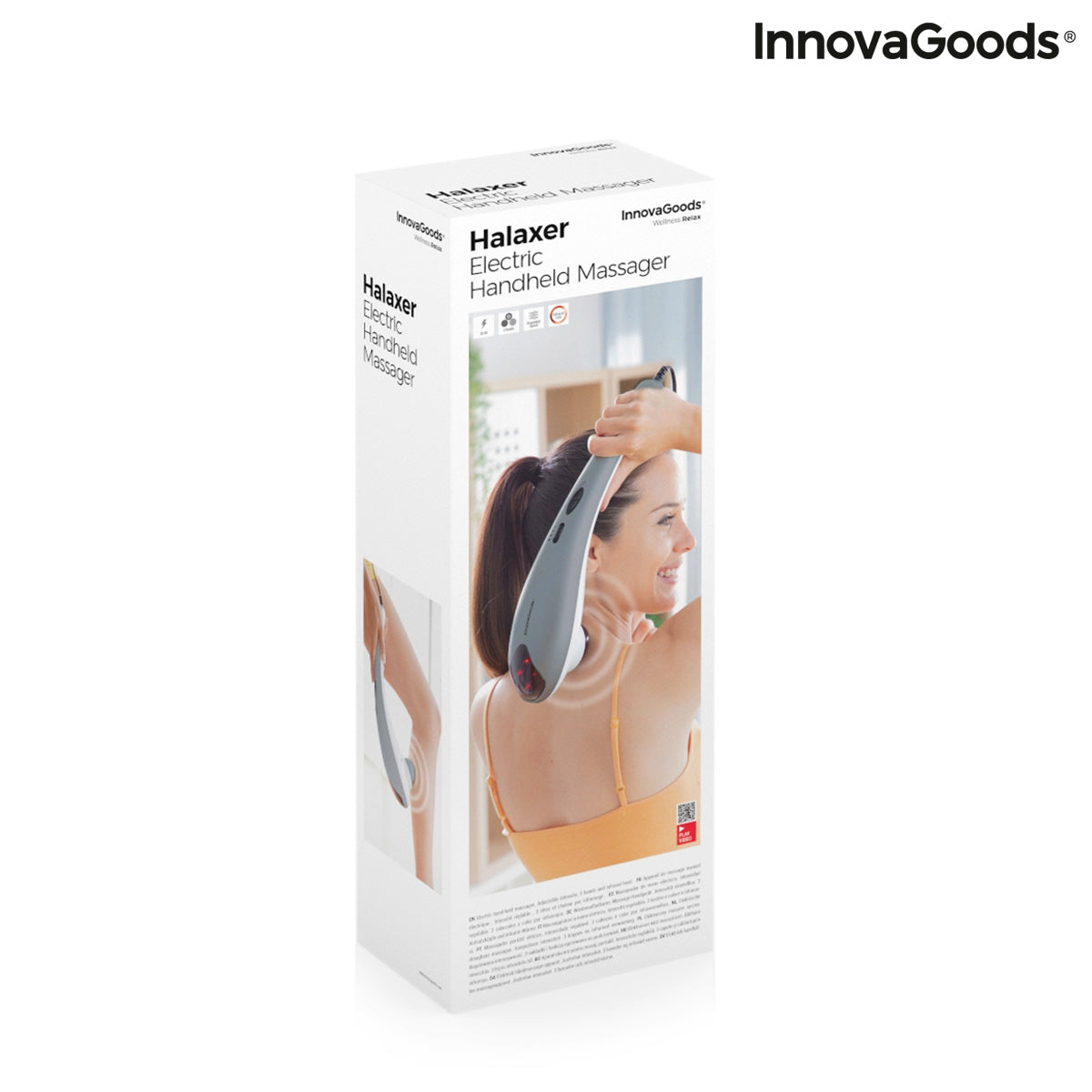 Masseur Électrique Portable Multifonction – Infrarouge & 3 Têtes Halaxer InnovaGoods
