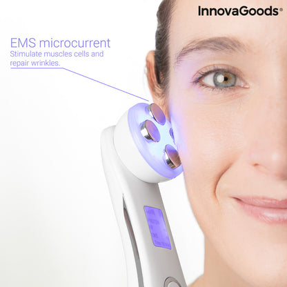 Masseur facial 3-en-1 Wace – Radiofréquence, Photothérapie & EMS