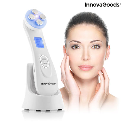 Masseur facial 3-en-1 Wace – Radiofréquence, Photothérapie & EMS