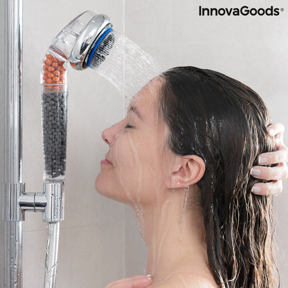 Pommeau de Douche Éco-Minéral Multifonction – Germanium & Tourmaline