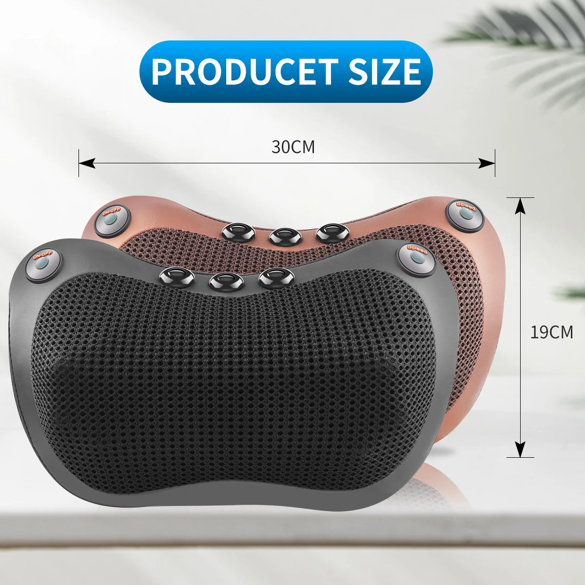 Coussin Massant Shiatsu – Nuque, Dos & Épaules