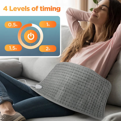Coussin Chauffant Électrique – 10 Niveaux de Température