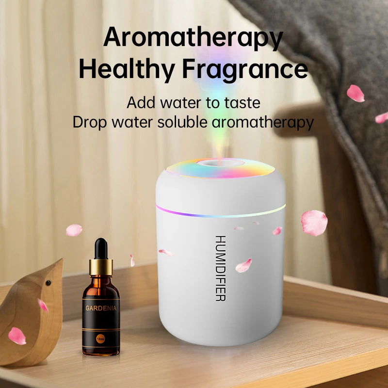 Mini Humidificateur USB Aromathérapie – Diffuseur d’Huiles Essentielles 180 ml