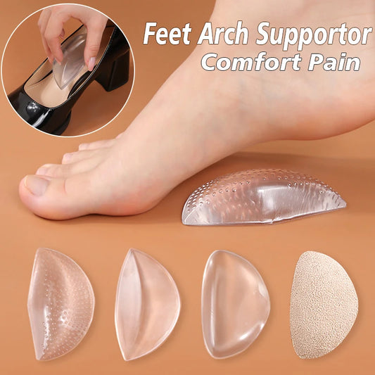 Semelles Orthopédiques en Silicone – Soutien de la Voûte Plantaire