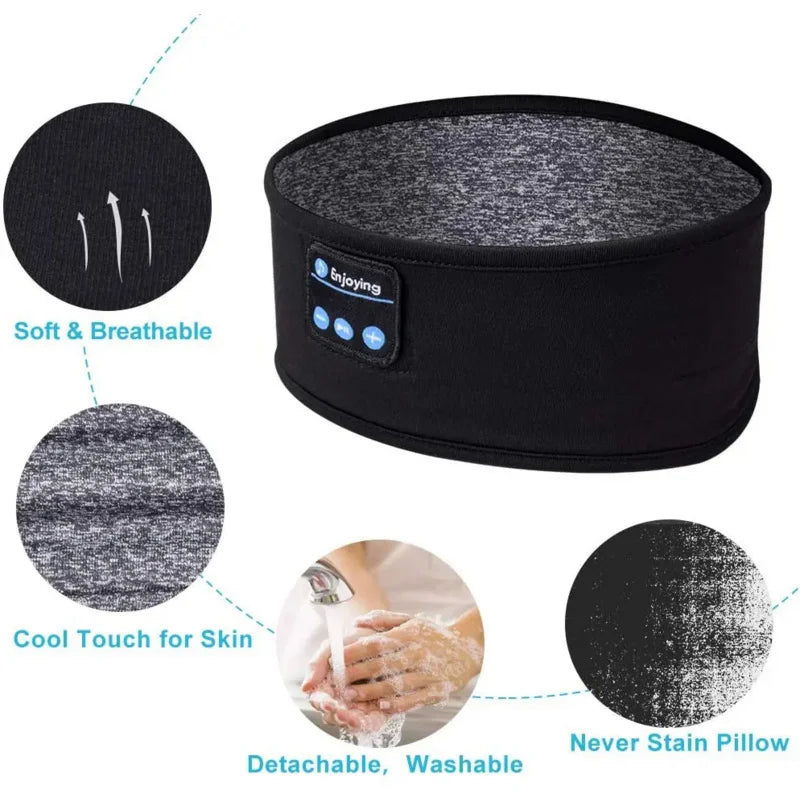 Masque de Sommeil avec Écouteurs Bluetooth