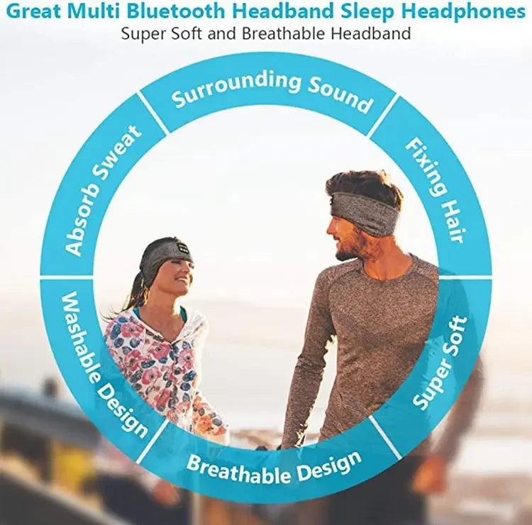 Masque de Sommeil avec Écouteurs Bluetooth