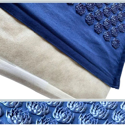 Set Tapis & Oreiller d’Acupression en Lin Naturel – Relaxation Profonde