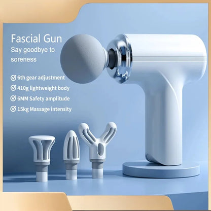 Pistolet de Massage Fascia Intelligent – Rechargeable USB-C