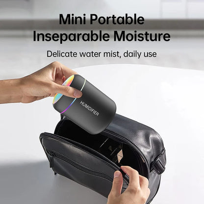 Mini Humidificateur USB Aromathérapie – Diffuseur d’Huiles Essentielles 180 ml