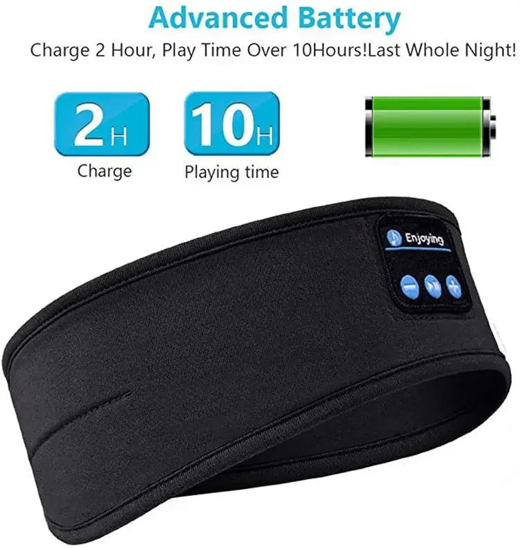 Masque de Sommeil avec Écouteurs Bluetooth