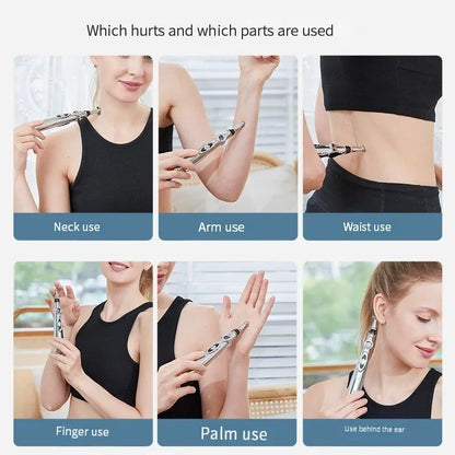 Stylo d’Acupuncture Électronique – Soulagement des Douleurs par Méridiens