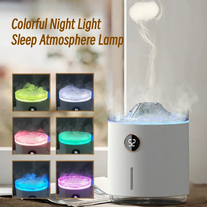 Diffuseur d'Arômes Volcan 350ml – Brume & Lumière Flamme