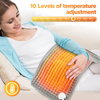 Coussin Chauffant Électrique – 10 Niveaux de Température
