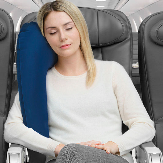 Oreiller de Voyage Gonflable Réglable avec Fixation Siège – Restel InnovaGoods