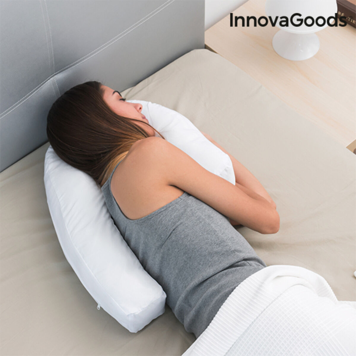 Oreiller Ergonomique en U pour Dormeurs Latéraux – Slupill InnovaGoods