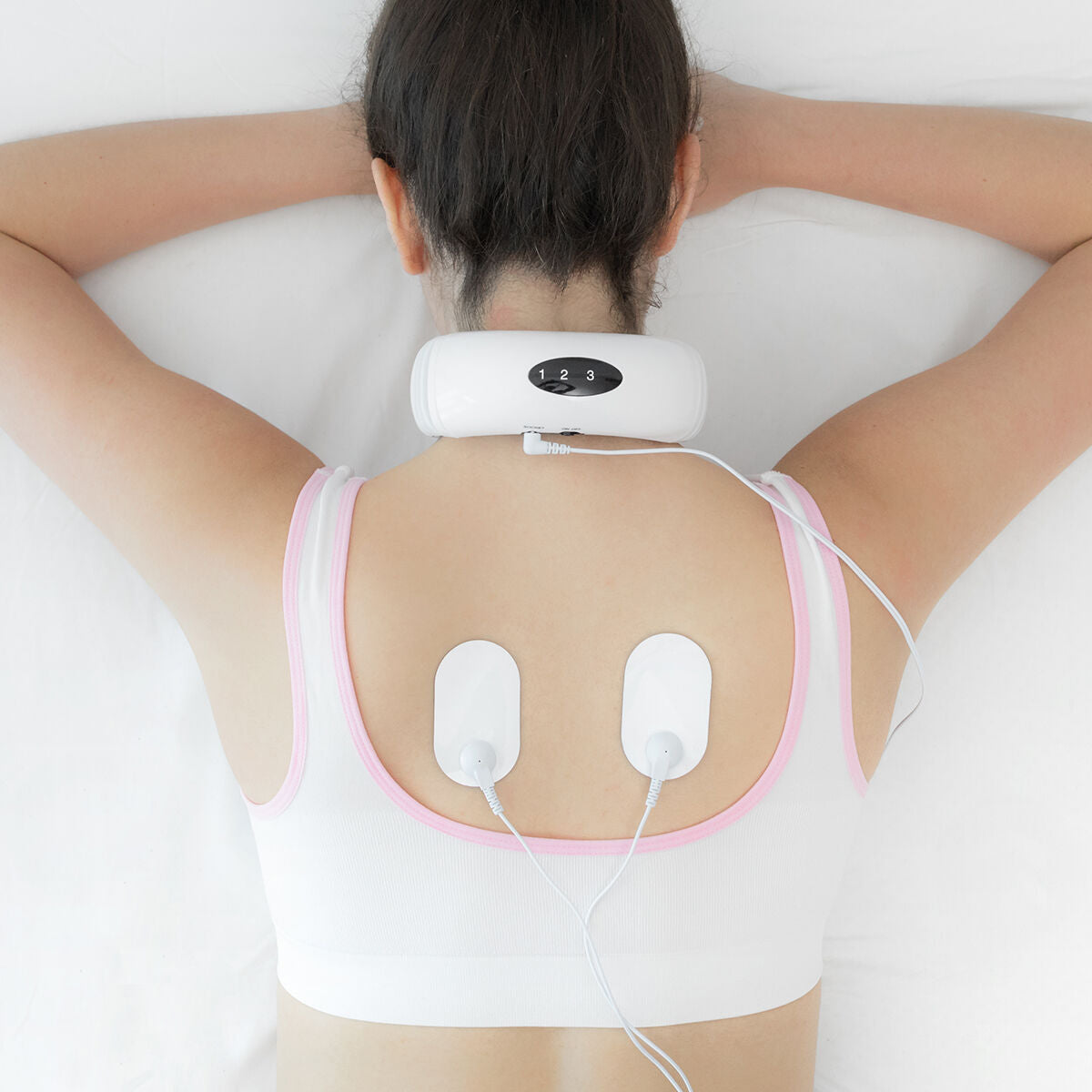 Masseur Électromagnétique Cou & Dos – 6 Programmes & 16 Intensités Calmagner InnovaGoods