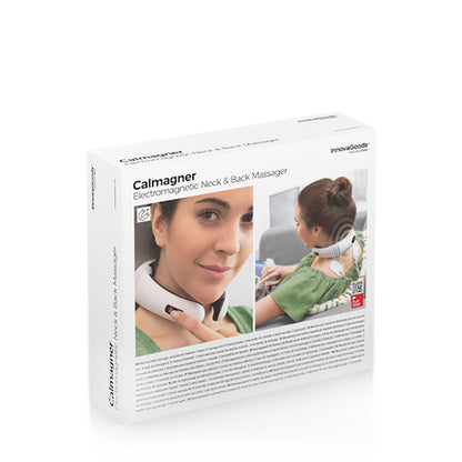 Masseur Électromagnétique Cou & Dos – 6 Programmes & 16 Intensités Calmagner InnovaGoods