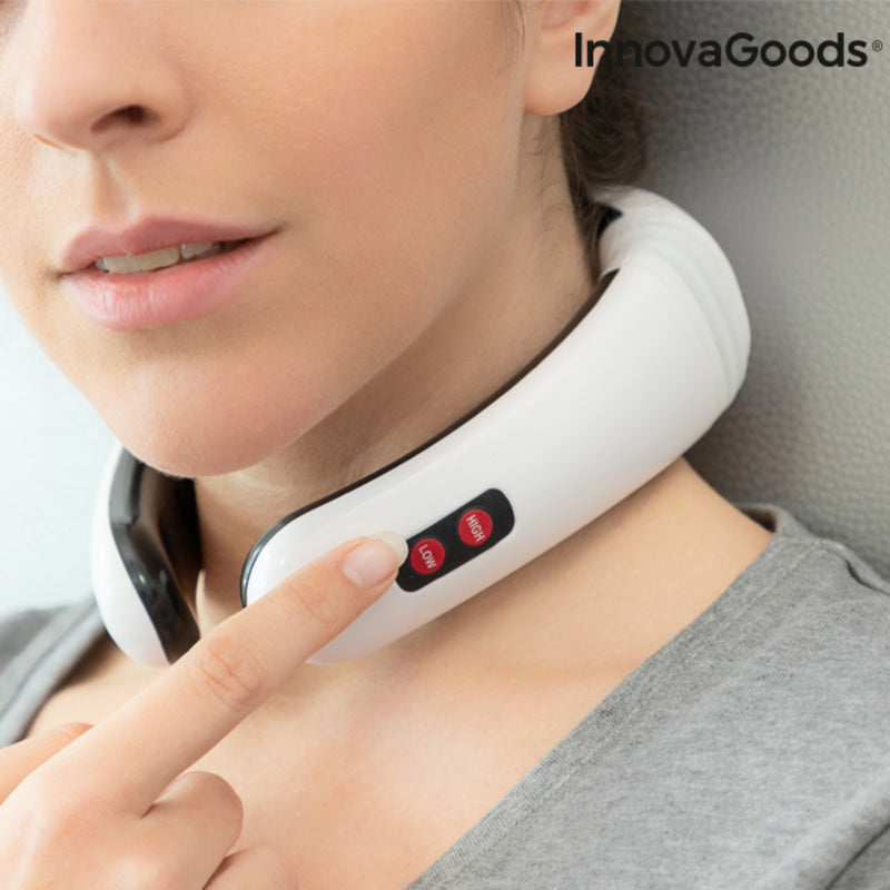 Masseur Électromagnétique Cou & Dos – 6 Programmes & 16 Intensités Calmagner InnovaGoods