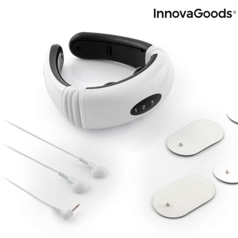 Masseur Électromagnétique Cou & Dos – 6 Programmes & 16 Intensités Calmagner InnovaGoods