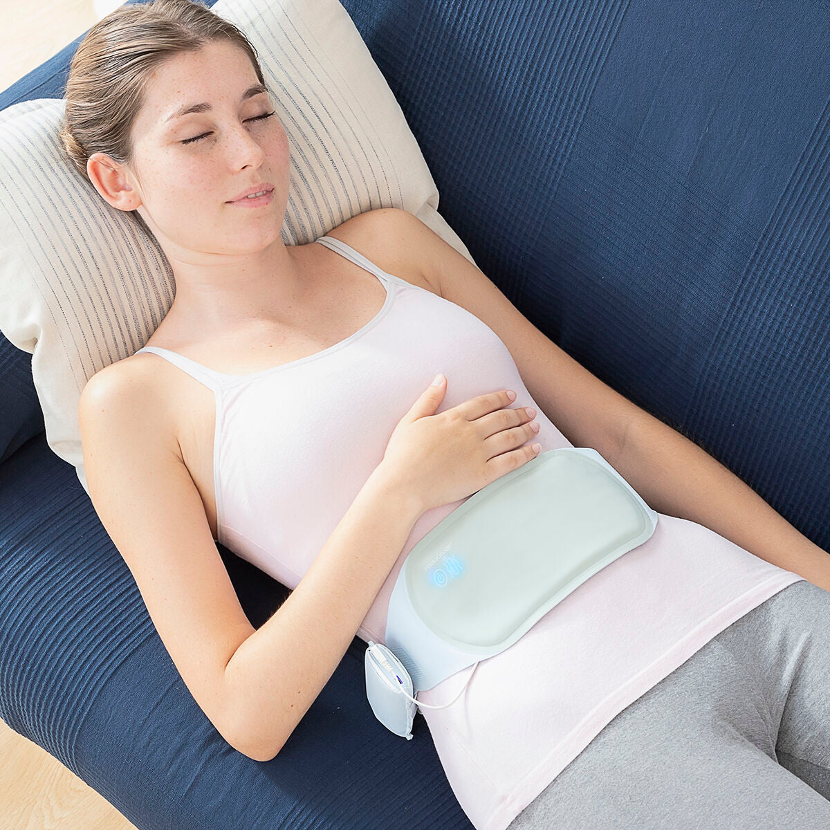 Ceinture Massante Chauffante Sans Fil Rechargeable 2-en-1 – Beldisse InnovaGoods