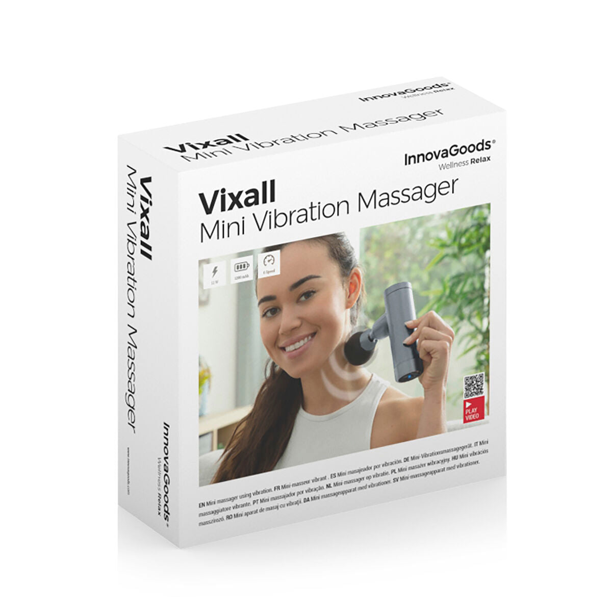 Mini Masseur Vibrant Rechargeable Sans Fil – 6 Vitesses Corps Entier Vixall InnovaGoods
