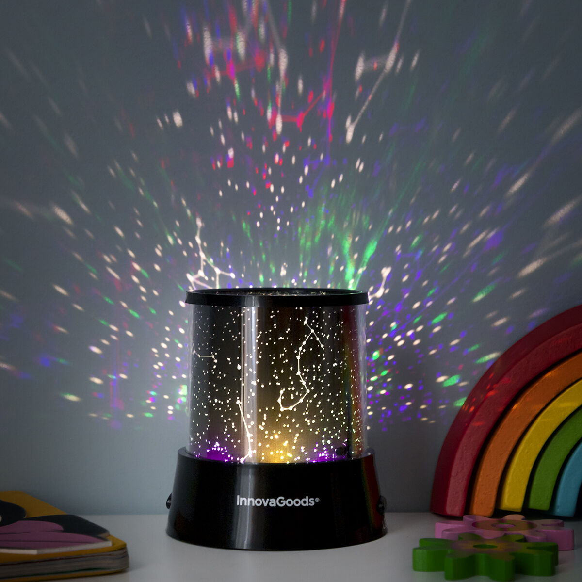 Projecteur Galaxy LED Enfant 2-en-1 – Veilleuse & Déco Chambre Galedxy InnovaGoods