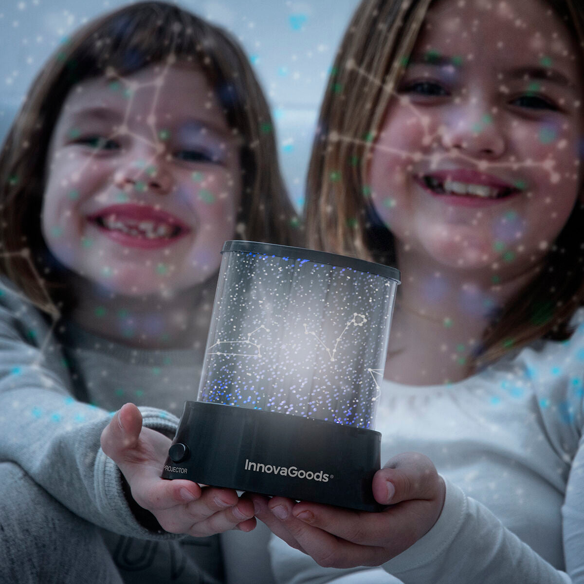 Projecteur Galaxy LED Enfant 2-en-1 – Veilleuse & Déco Chambre Galedxy InnovaGoods