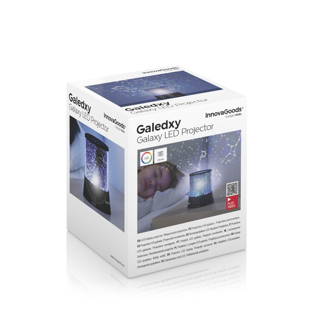 Projecteur Galaxy LED Enfant 2-en-1 – Veilleuse & Déco Chambre Galedxy InnovaGoods