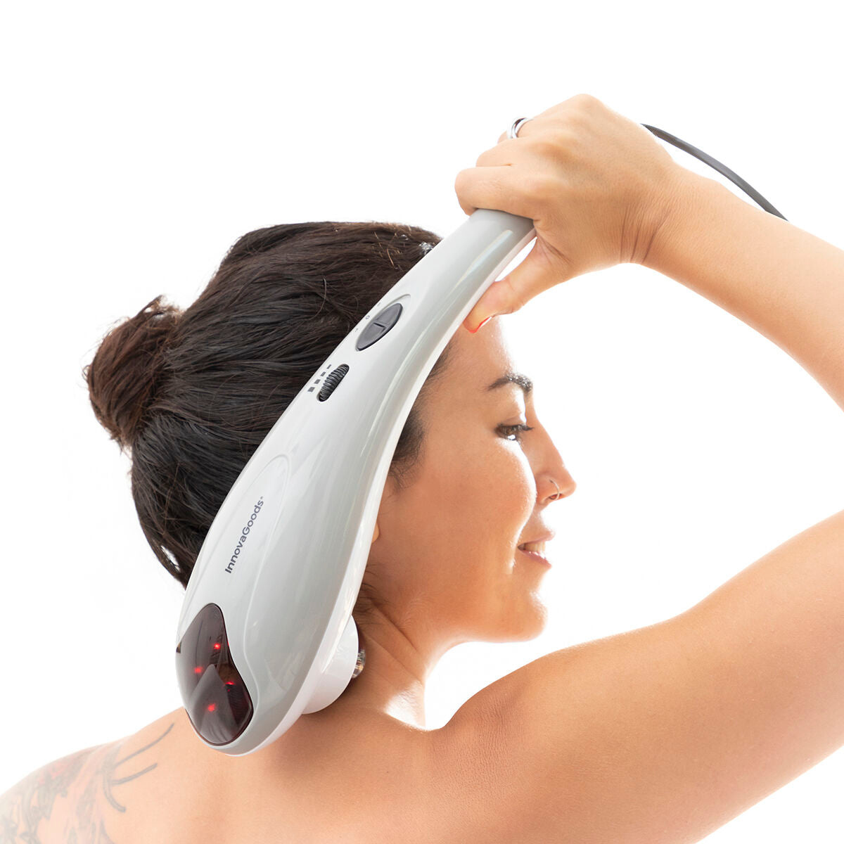 Masseur Électrique Portable Multifonction – Infrarouge & 3 Têtes Halaxer InnovaGoods