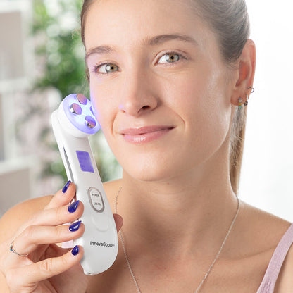 Masseur facial 3-en-1 Wace – Radiofréquence, Photothérapie & EMS