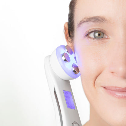 Masseur facial 3-en-1 Wace – Radiofréquence, Photothérapie & EMS