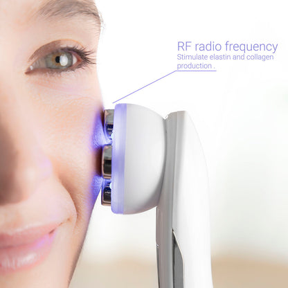 Masseur facial 3-en-1 Wace – Radiofréquence, Photothérapie & EMS