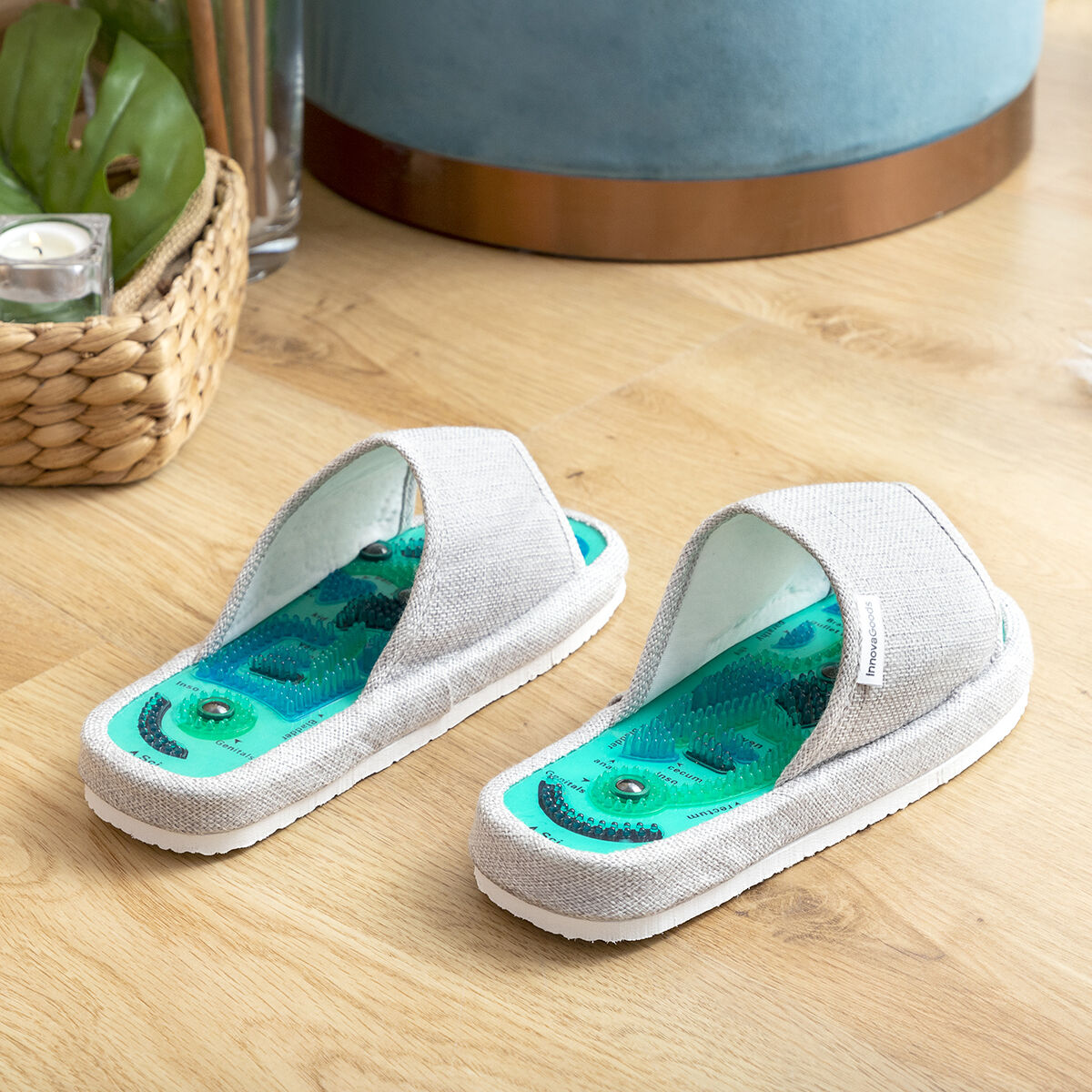 Chaussons d'Acupression Magnétique – Massage Réflexologie Plantaire Massers