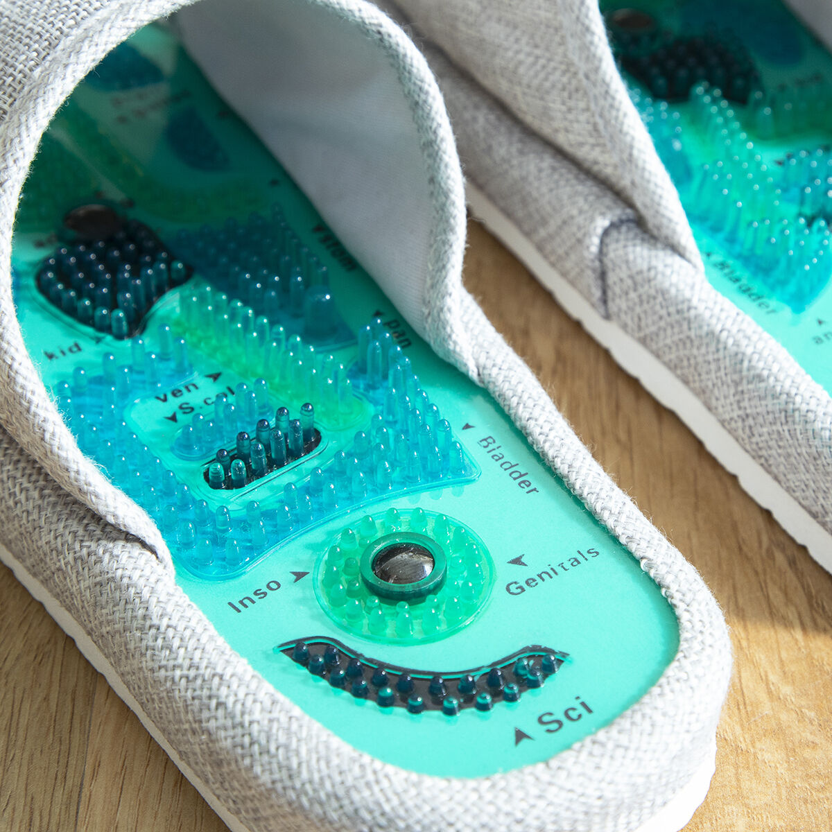 Chaussons d'Acupression Magnétique – Massage Réflexologie Plantaire Massers