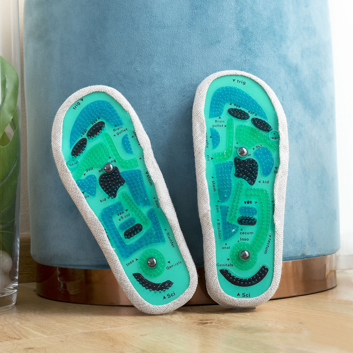 Chaussons d'Acupression Magnétique – Massage Réflexologie Plantaire Massers