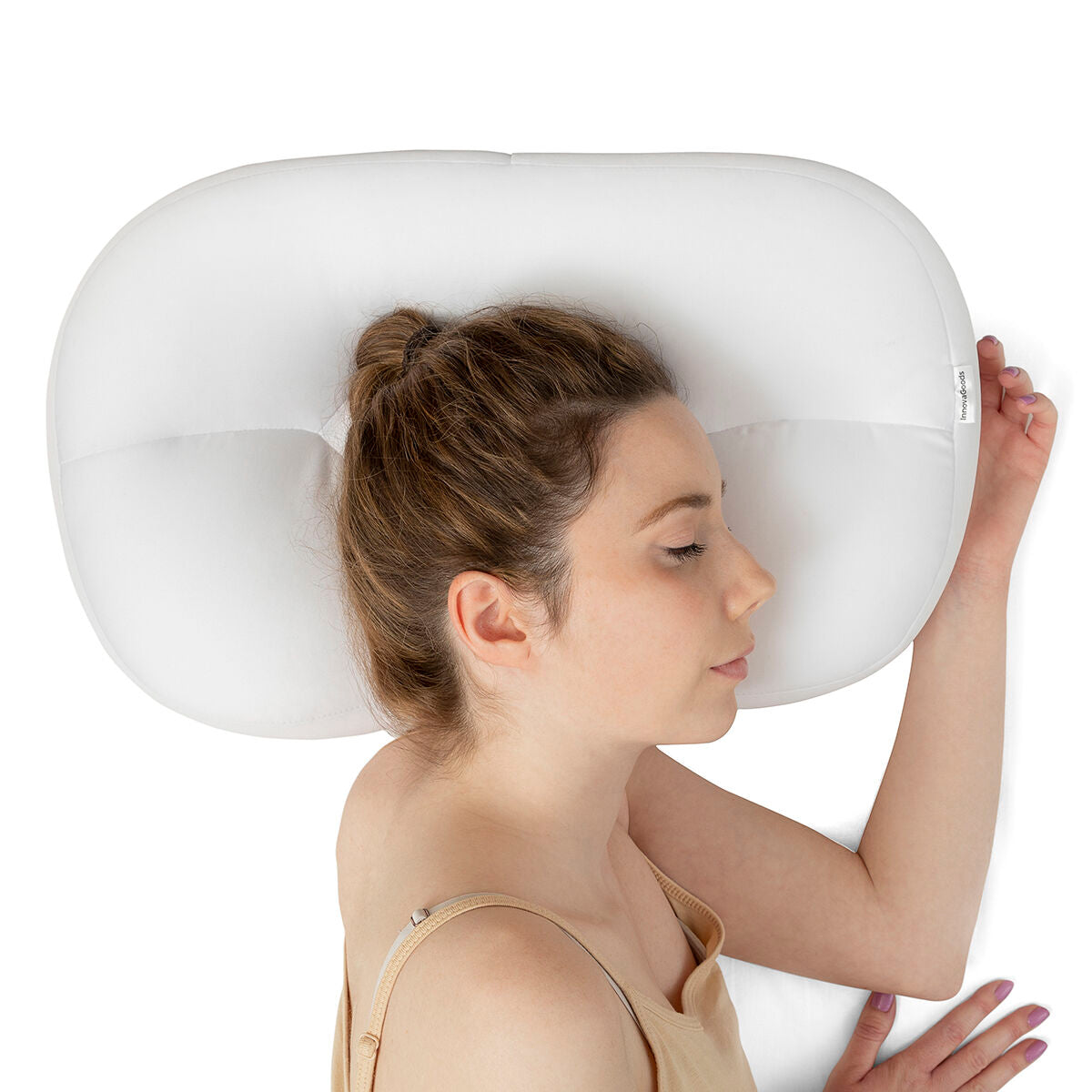 Oreiller Nuage Anti-Rides 3D – Ergonomique & Ultra-Doux Wrileep InnovaGoods