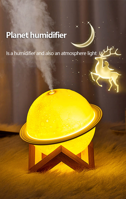 Lampe Lune 3D – Humidificateur & Purificateur d'air