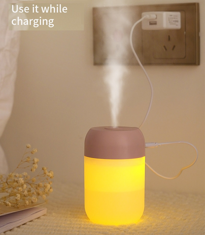 Mini Humidificateur Ultrasonique Portable – Diffuseur d'Huiles Essentielles